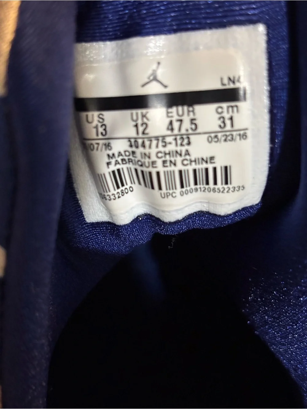 Nike Air Jordan 7 Retro Tinker authentic